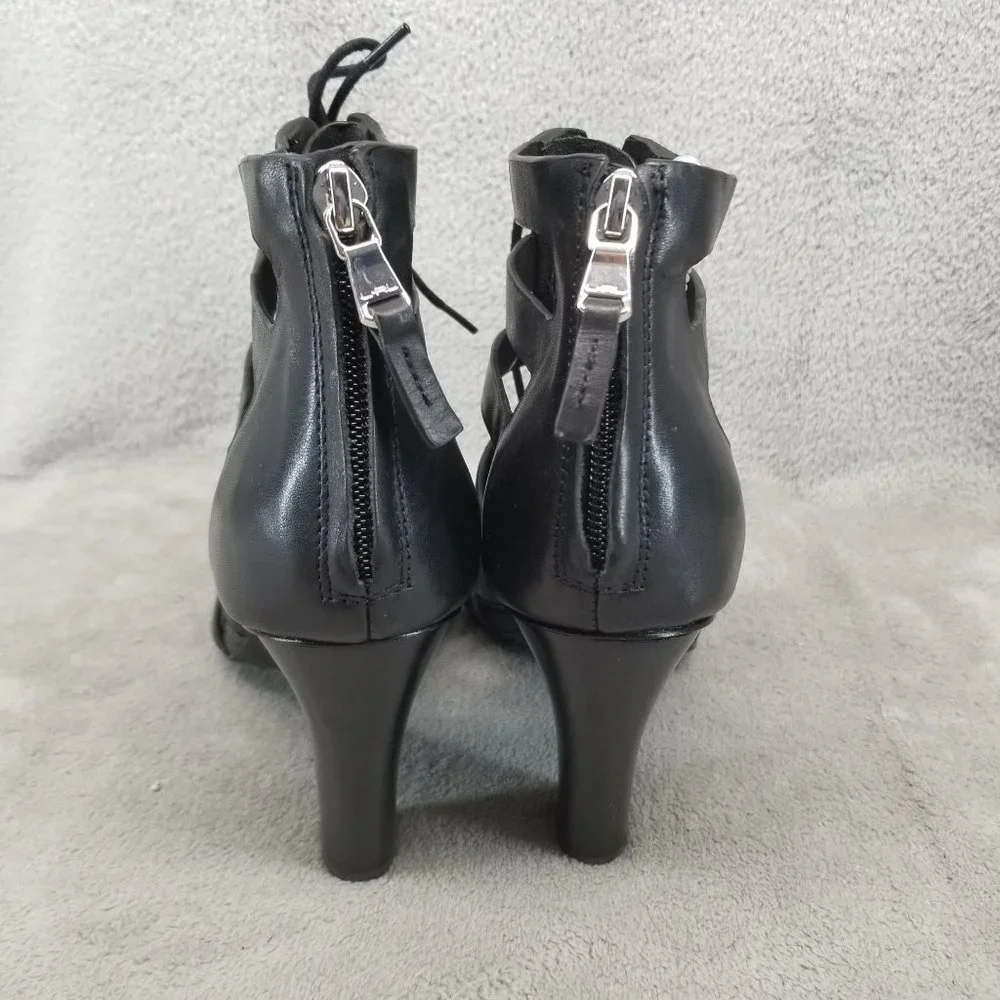 Lauren Ralph Lauren Shoes Womens Size 9B Larisa Black Heel Gladiator Sandals